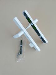 WC PVC KAPI KOLU PLASTİK BEYAZ