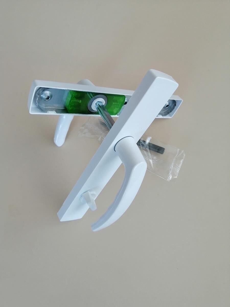 WC PVC KAPI KOLU PLASTİK BEYAZ