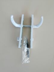 WC PVC KAPI KOLU PLASTİK BEYAZ