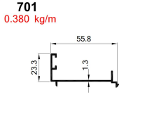 C60  KANAT ADAPTÖRÜ  SİYAH  AKP-701