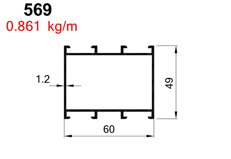 C60 KASA 1,2 MM SİYAH AKP-569 / 6 MT