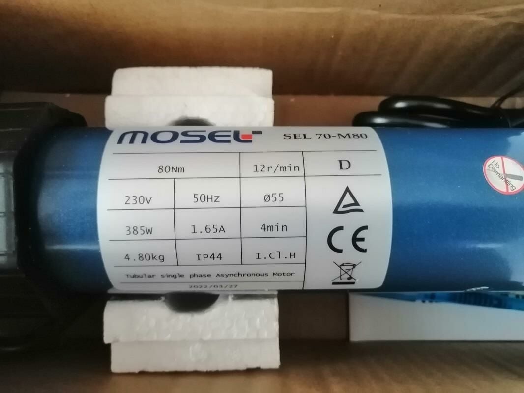MOSEL TÜP KEPENK  MOTORU 80  NM