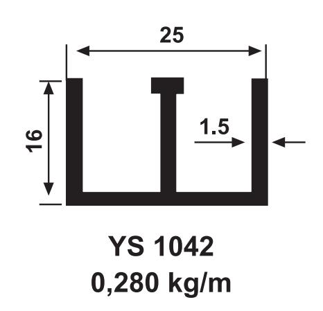 CAM CAMA E PROFİLİ ELOKSAL AKP-177 / 6 MT