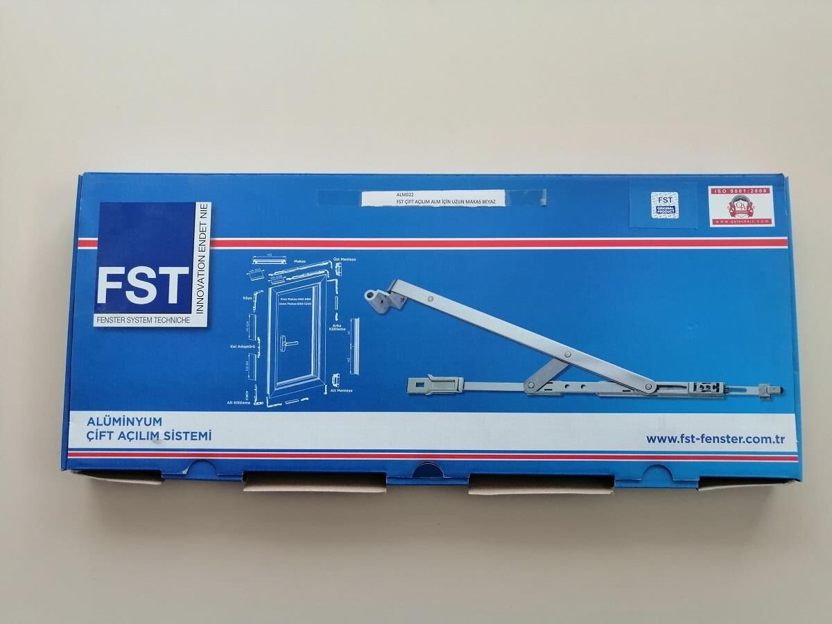 FST ÇİFT AÇILIM ALM İÇİN UZUN MAKAS  BEYAZ