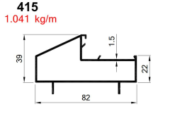 JALUZİ BÜRO BÖL. KAPI PRF PÜTRL BOYA AKP-415 / 6 M