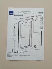 FST ÇİFT AÇILIM ALM İÇİN UZUN MAKAS  ANTRASİT GRİ
