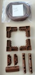 17*25  PENCERE SİNEKLİK  TAM  TAKIM  ALTINMEŞE
