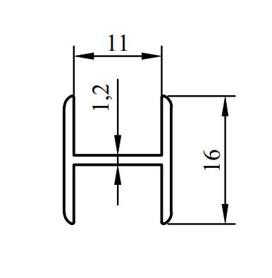 10 MM ALM H  HAŞ  PR 7016 ANTRASİT GRİ / 6 MT