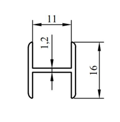 10 MM ALM H  HAŞ  PR 7016 ANTRASİT GRİ / 6 MT