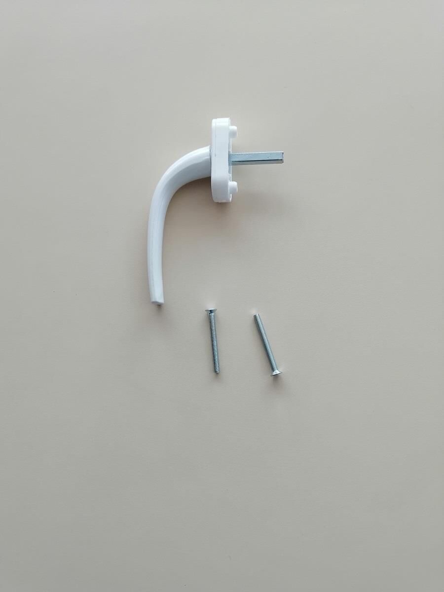 ALÜMİNYUM PENCERE KOLU PVC DOĞ İÇİN BEYAZ APK07