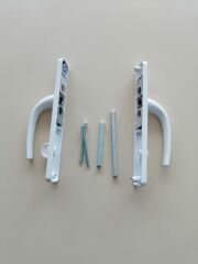 ALM WC KAPI KOLU BEYAZ PVC DOĞR İÇİN AKK 22