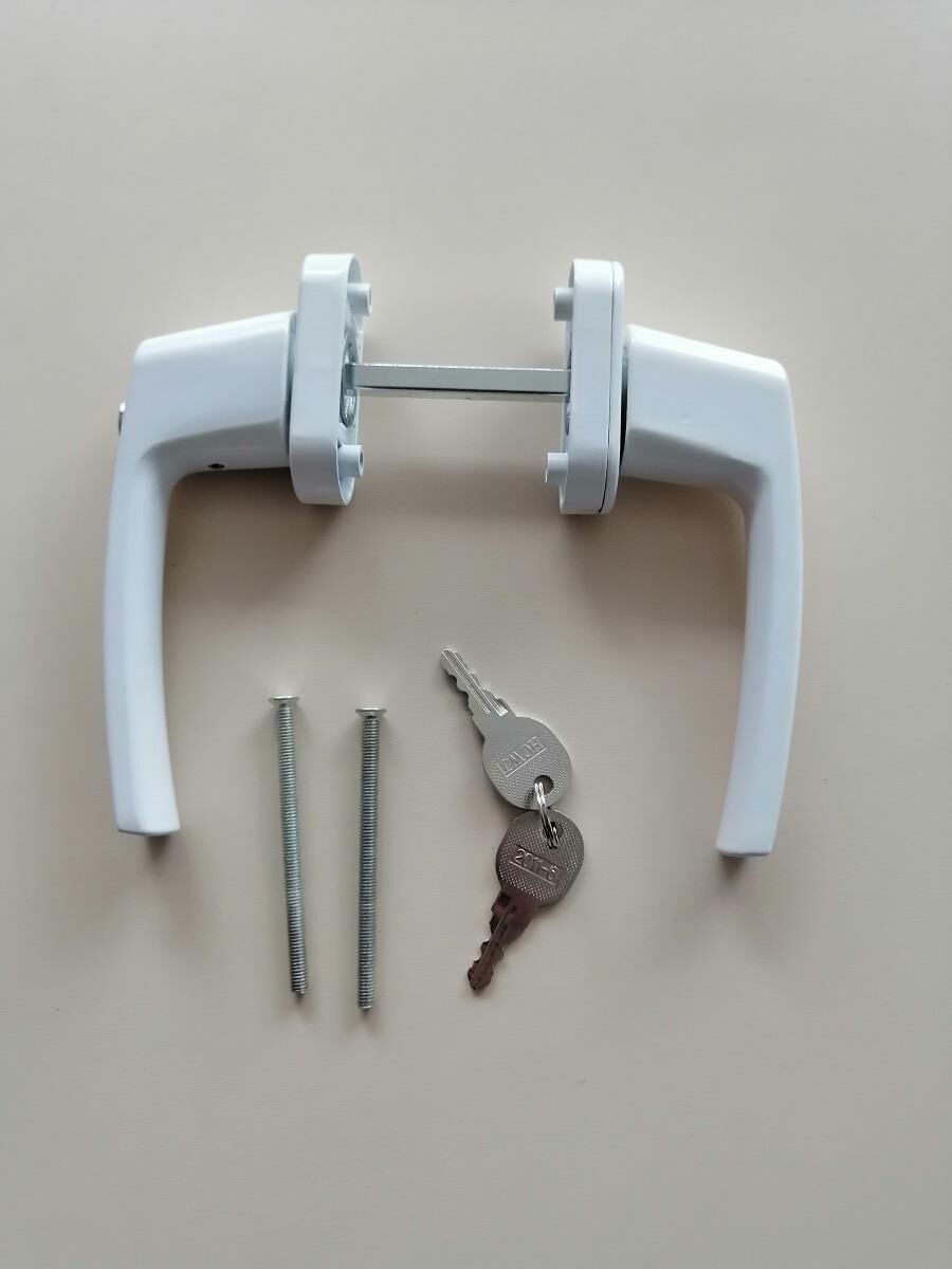 ÜSTT KİLİTL ÇİFTLİ  KOL BEYAZ  PVC DOĞR İÇİN