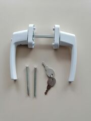 ÜSTT KİLİTL ÇİFTLİ  KOL BEYAZ  PVC DOĞR İÇİN